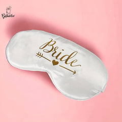 Eyes sleeping pad bride