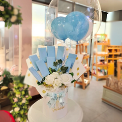 The Blue Gift Basket