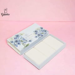 Floral Collection China Blue 3 soaps with moisturiser