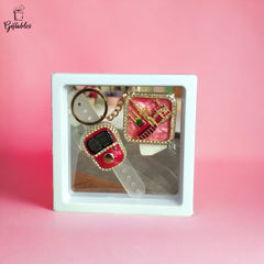 Tasbhi and Digital Finger Counter Gift Set (Pink)