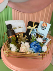 Gentleman’s Floral Basket