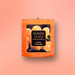 Hunza Pillar Candle - Citrus Mandarin