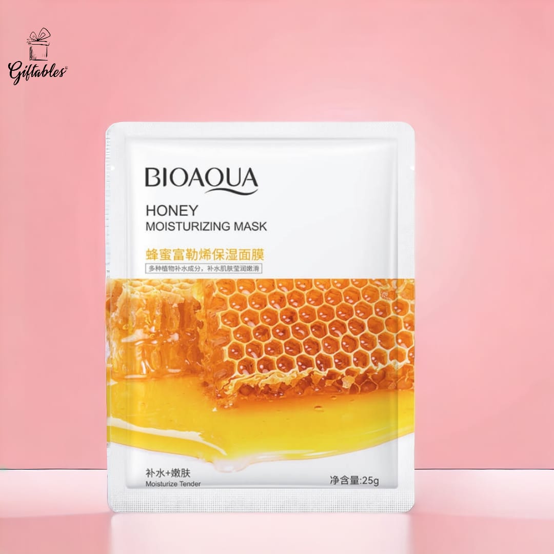 bio aqua honey moisturizing sheet mask