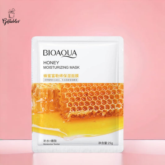 bio aqua honey moisturizing sheet mask