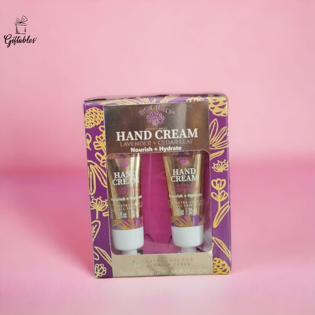 Bolero hand cream set lavendar