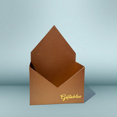 Giftables V shape brown box