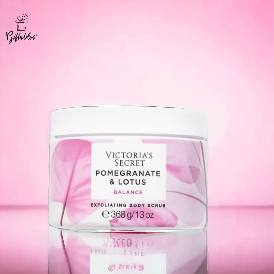 Victoria Secret's pomegranate & lotus balance body scrub