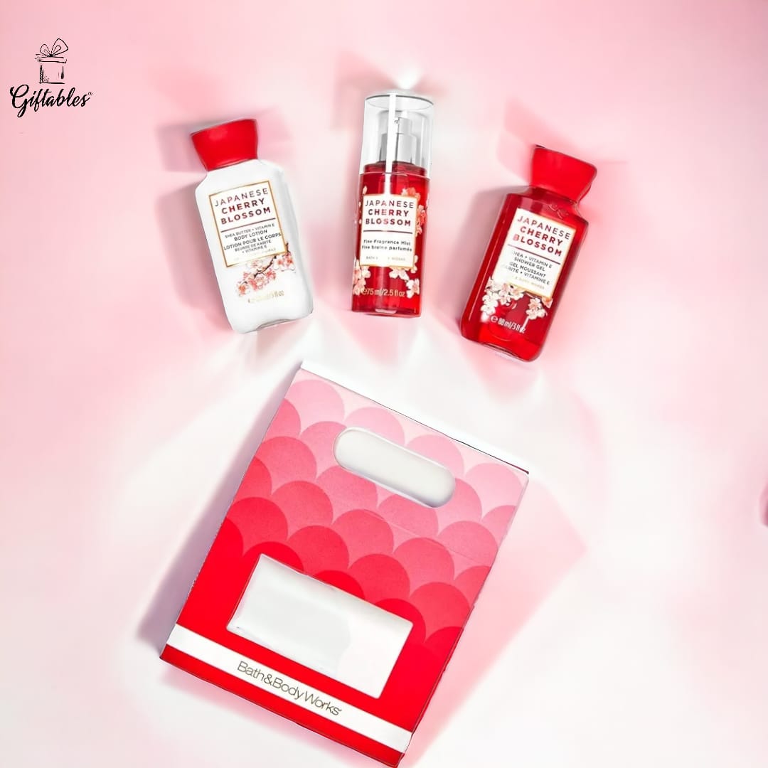 Bath & Body Works Japanese cherry blossom set