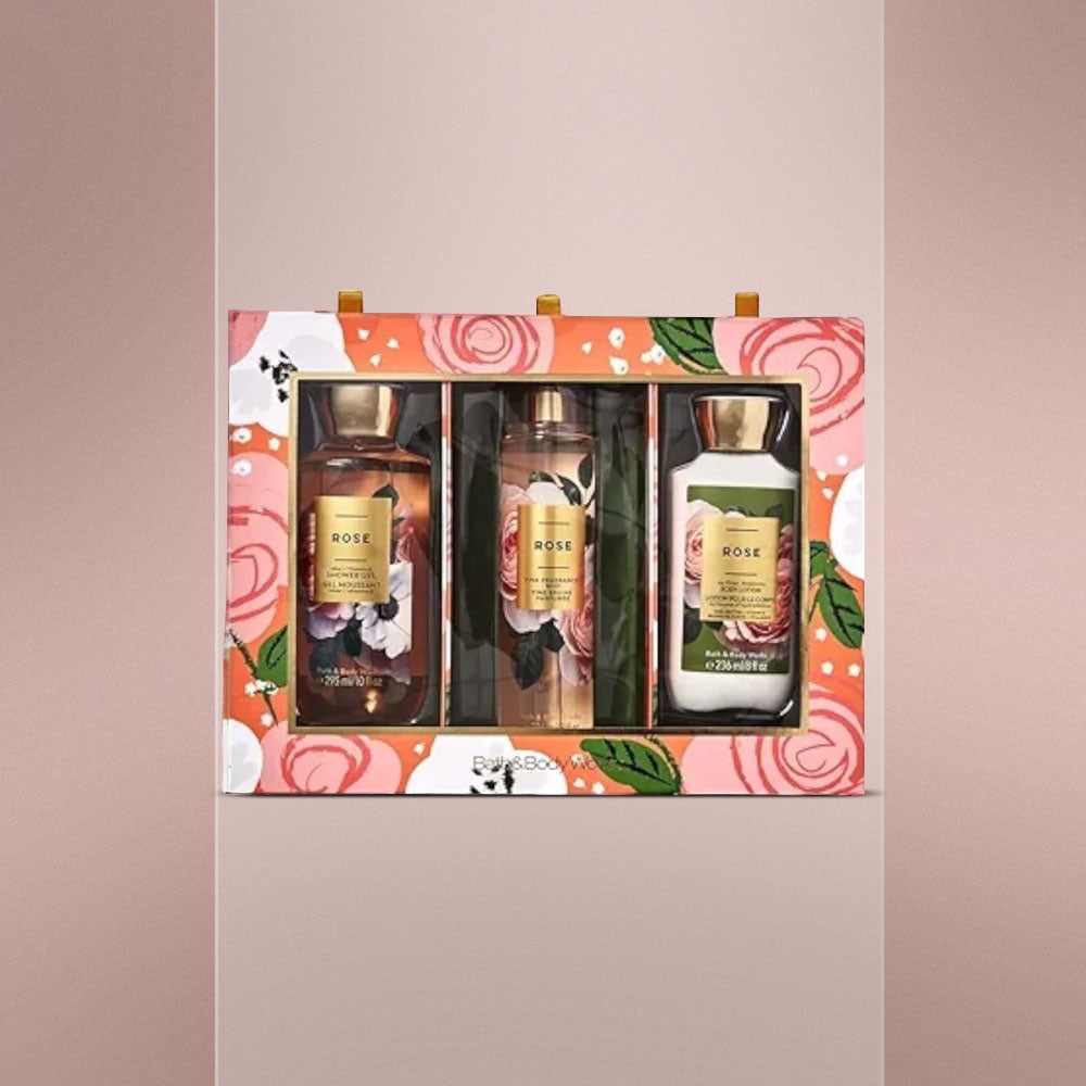 Bath & Body Works Rose Gift Box Set