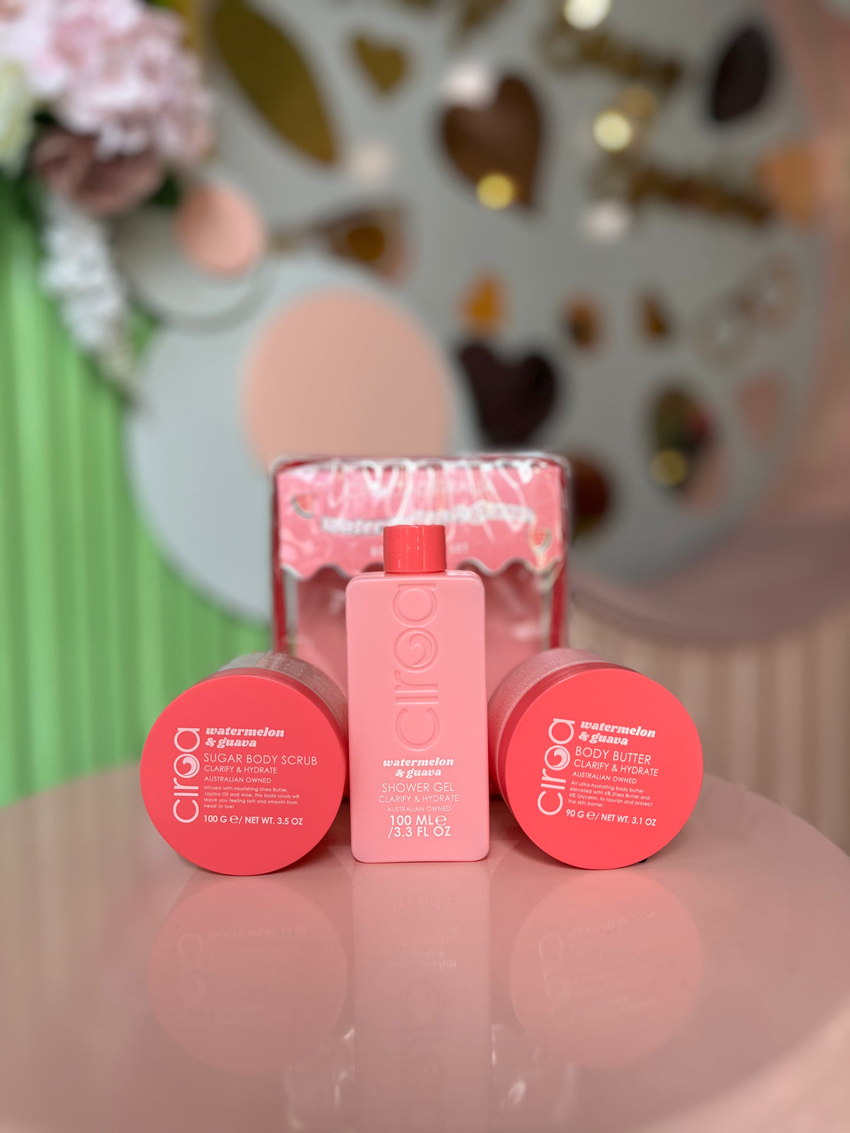 Ciroa Watermelon & Guava Body Care Set
