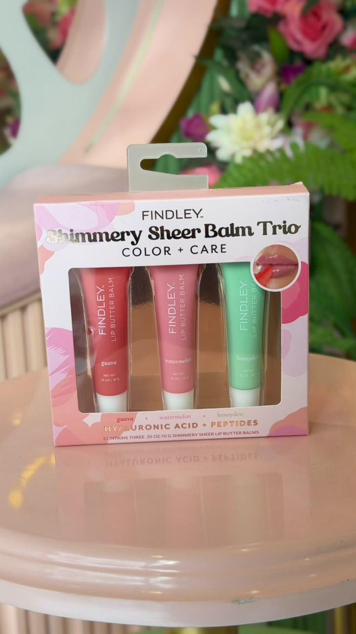 Shimmery Sheer Balm Trio
