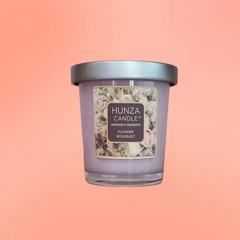 Hunza Candle Shot Glass - Flower Bouquet