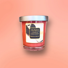 Hunza Candle Shot Glass - Bride & Groom