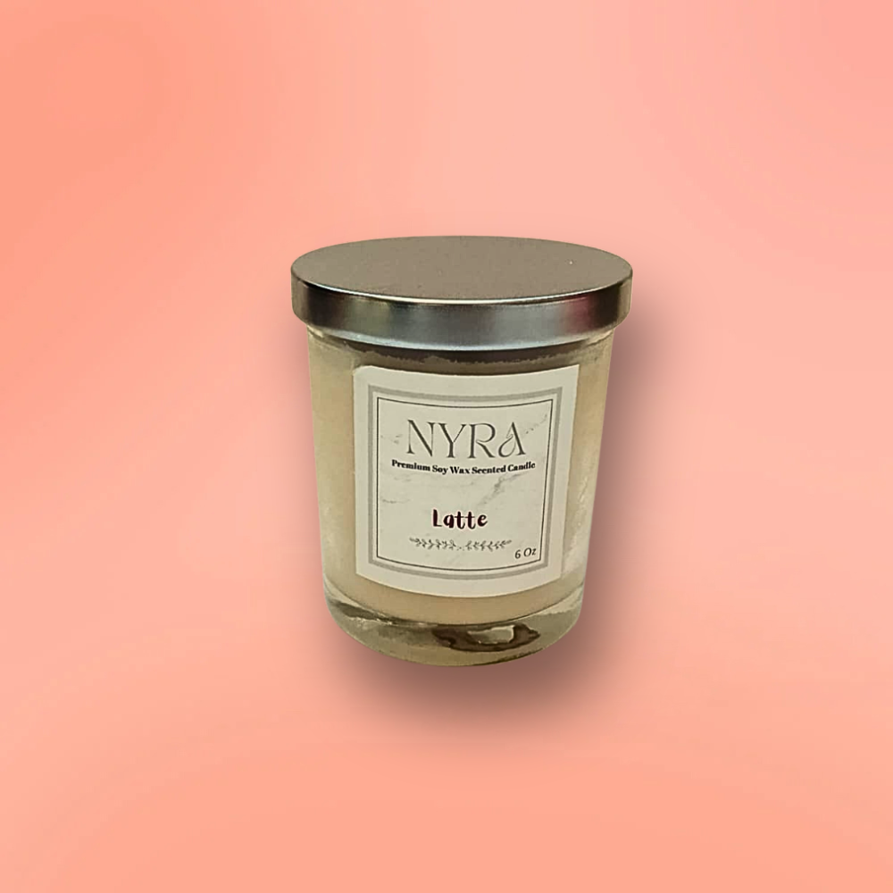 NYRA Premium Scented Candle - Latte