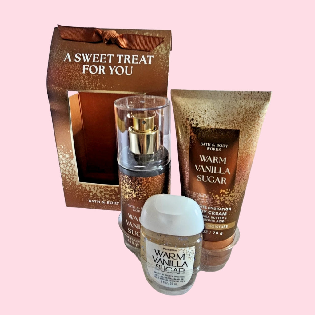 A sweet treat for you warm vanilla Sugar gift set