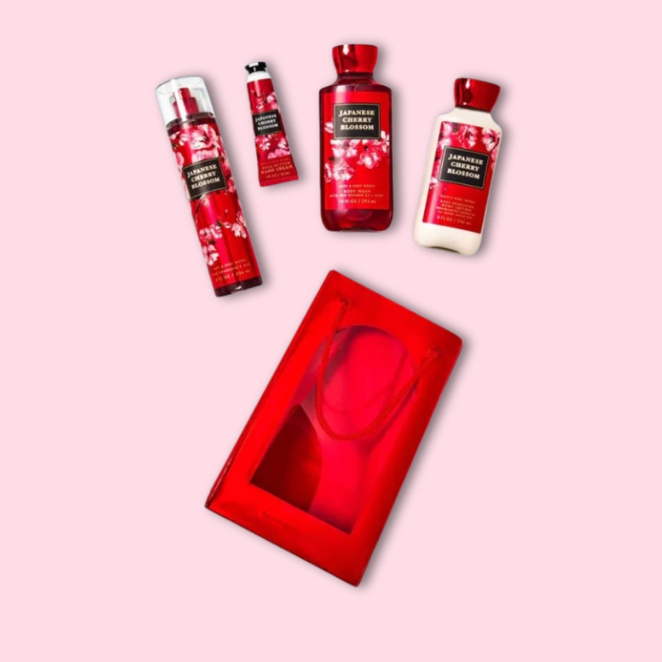Japanese cherry blossom gift set