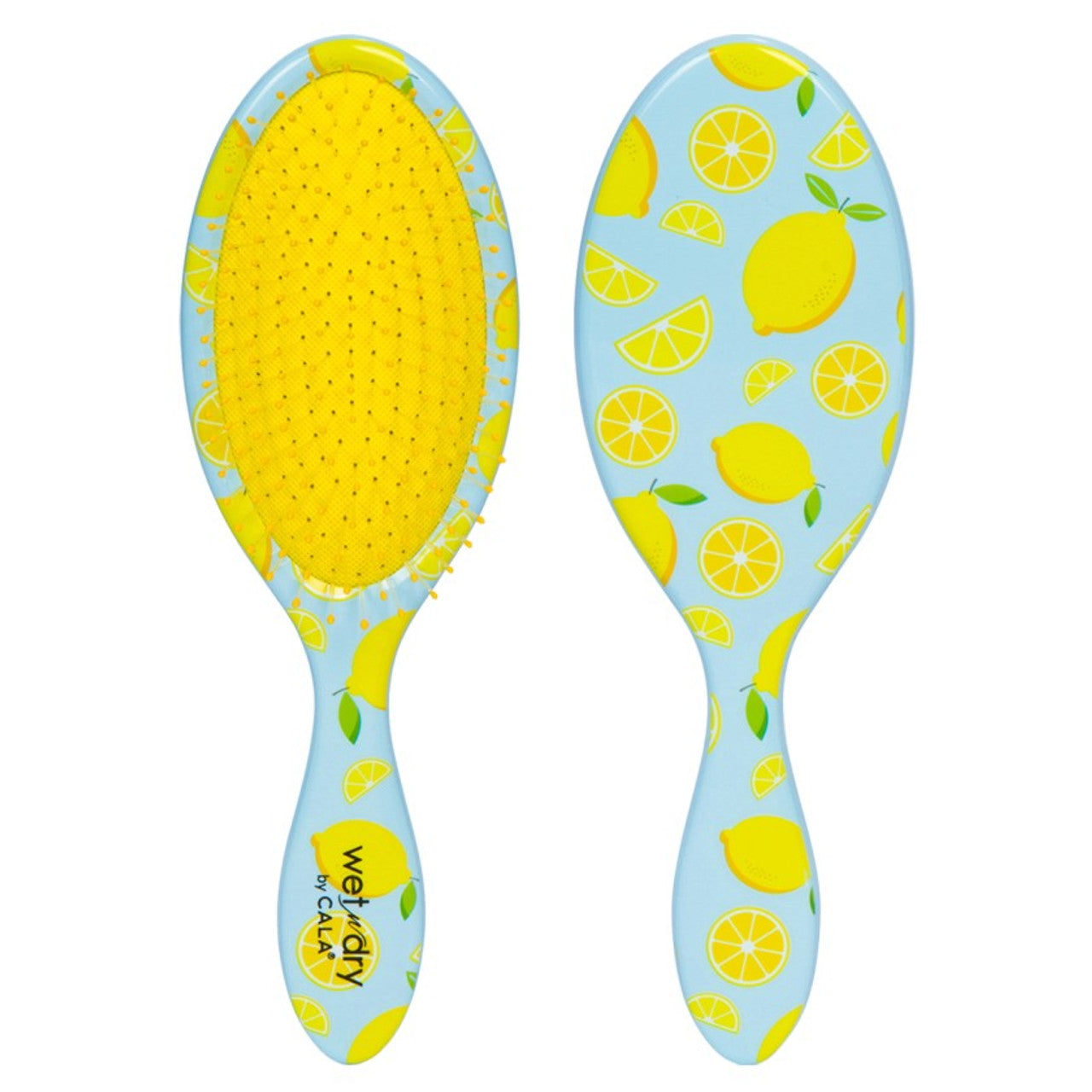 WET-N-DRY DETANGLING HAIR BRUSH (LEMON)