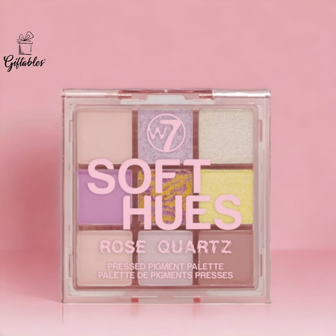 w7 soft rose pigment palette