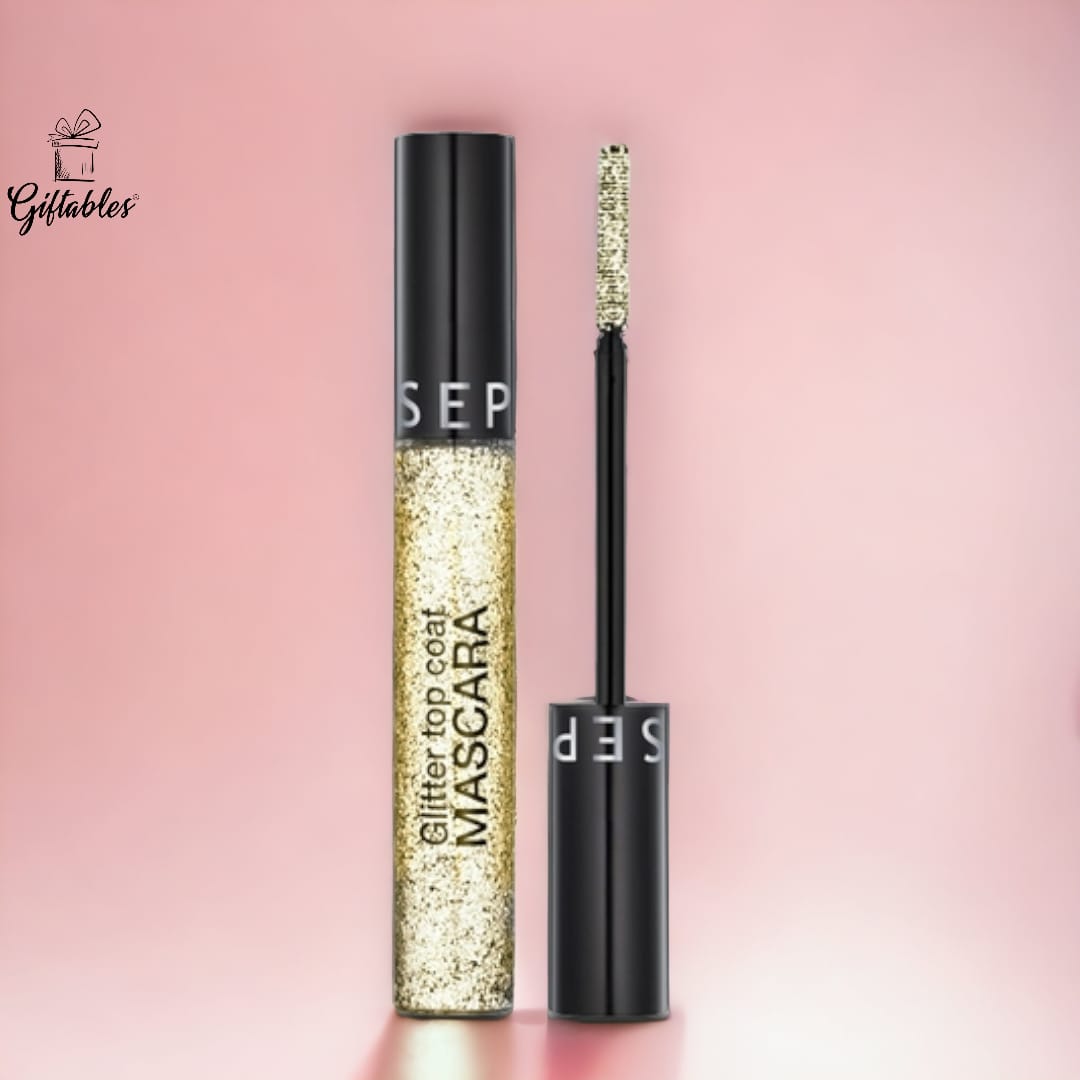 Sephora Glitter top coat mascara Gold