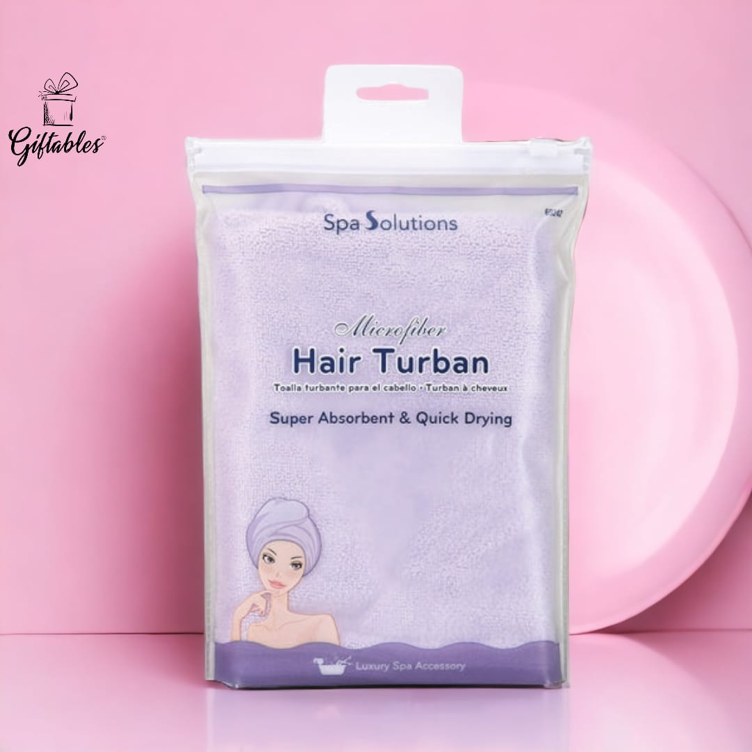 SPA SOLUTION HAIR TURBAN (LAVENDER)