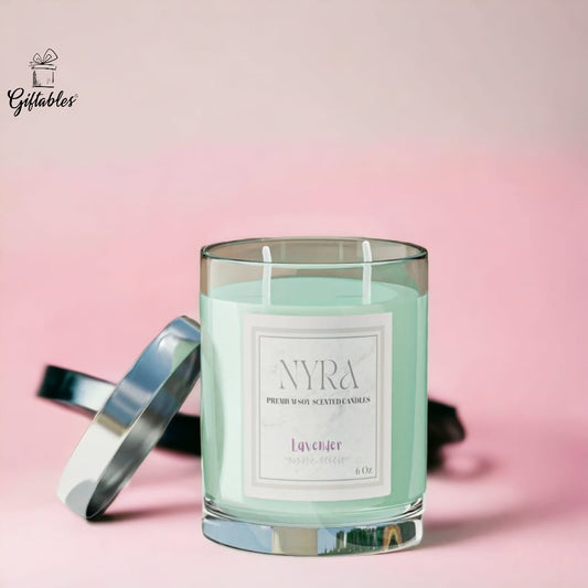 NYRA premium soy scented candle lavendar