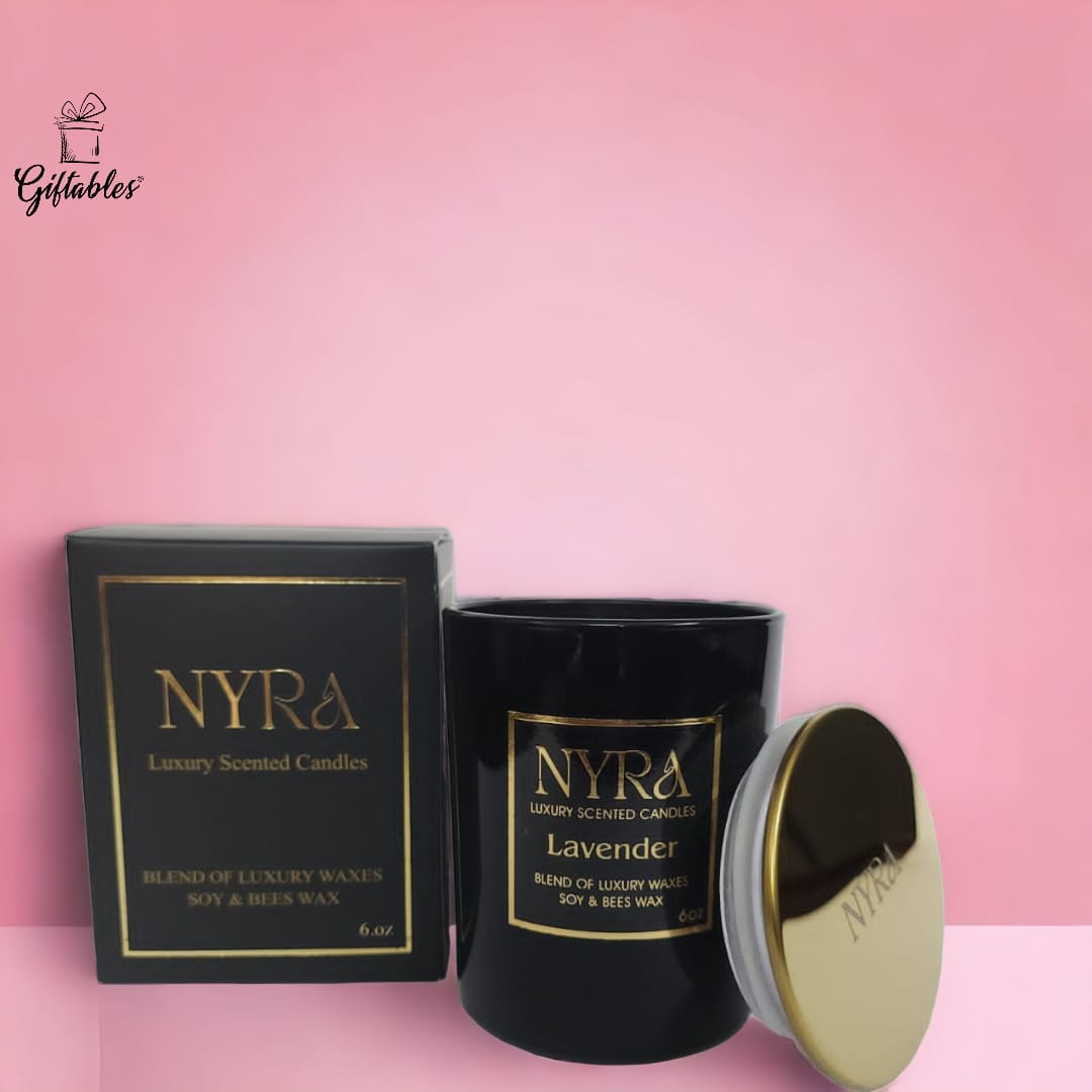 NYRA luxury scented candle lavendar