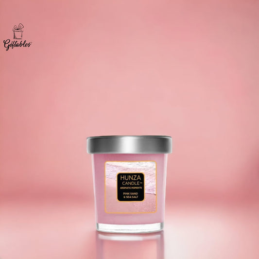 hunza candle pink sand sea salt