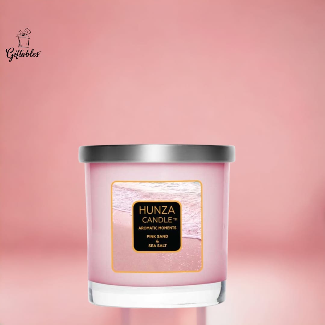 hunza candle pink sand sea salt