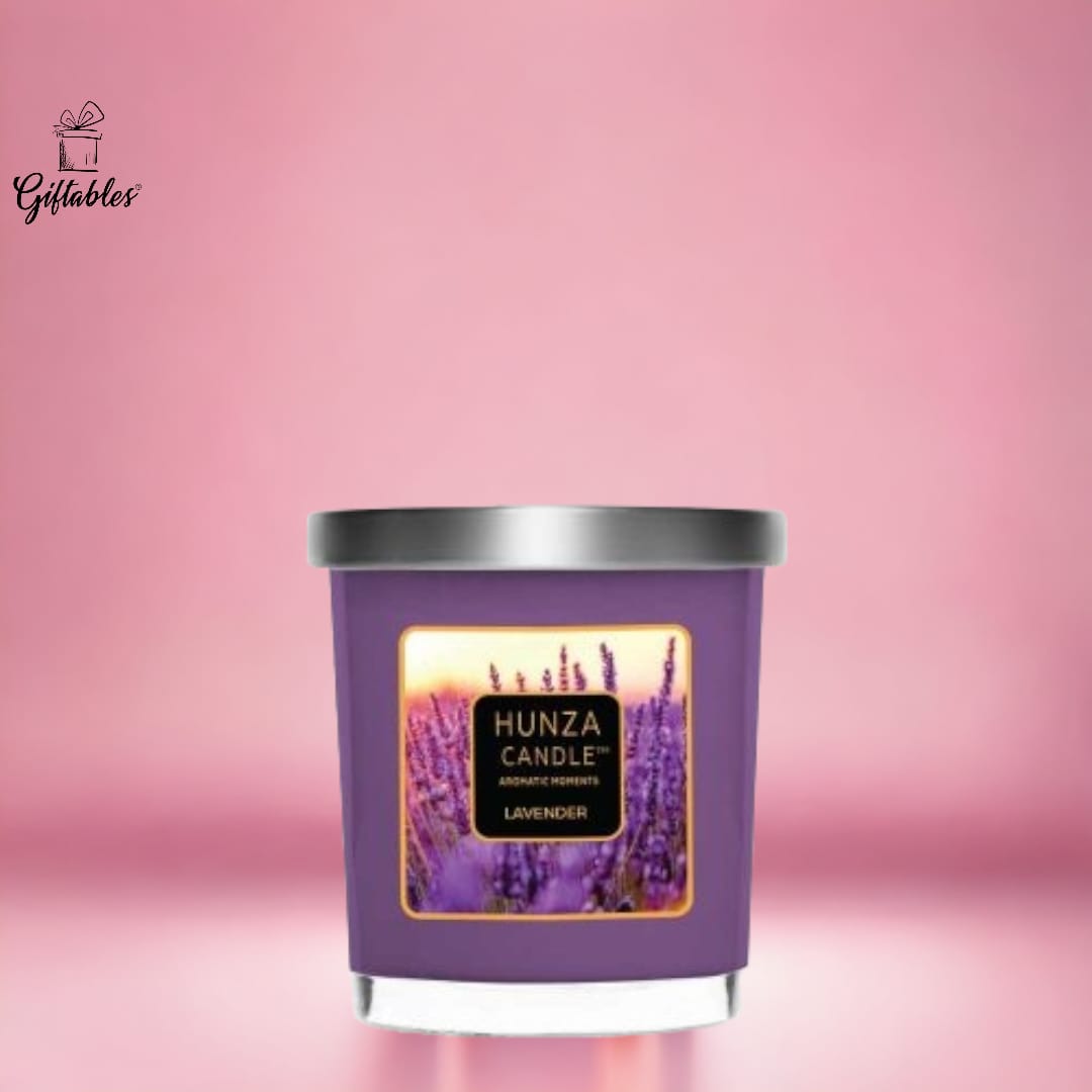 hunza candle lavendar