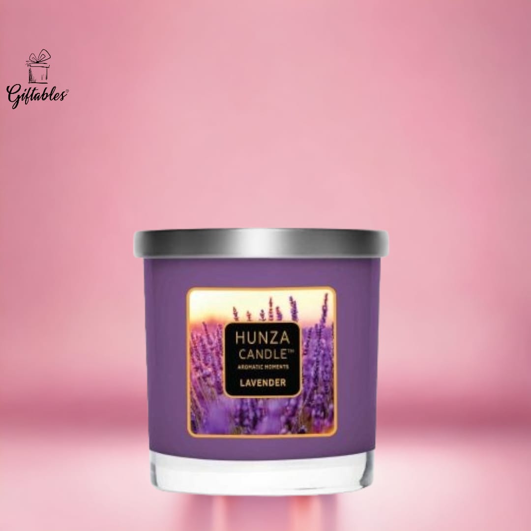 hunza candle lavendar