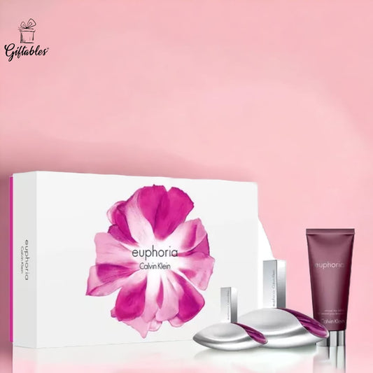 EUPHORIA WOMEN 3 PIECE GIFT SET - 3.4 OZ  by CALVIN KLEIN