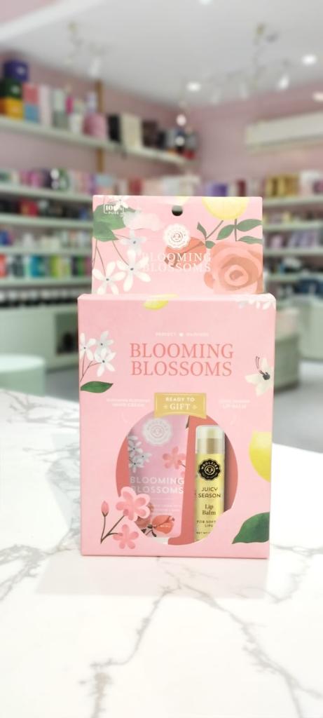 Blooming Blossoms: Hand Cream & Lip Balm Set