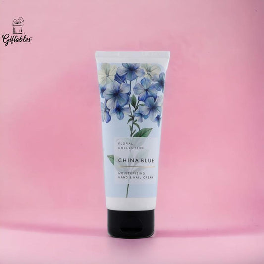 Floral Collection China Blue moisturizing hand & nail cream