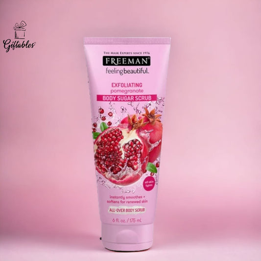 freeman exfoliating pomegranate body sugar scrub