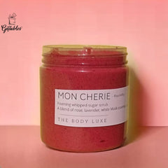 body luxe mon cherie foaming whipped body scrub