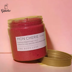 body luxe mon cherie foaming whipped body scrub