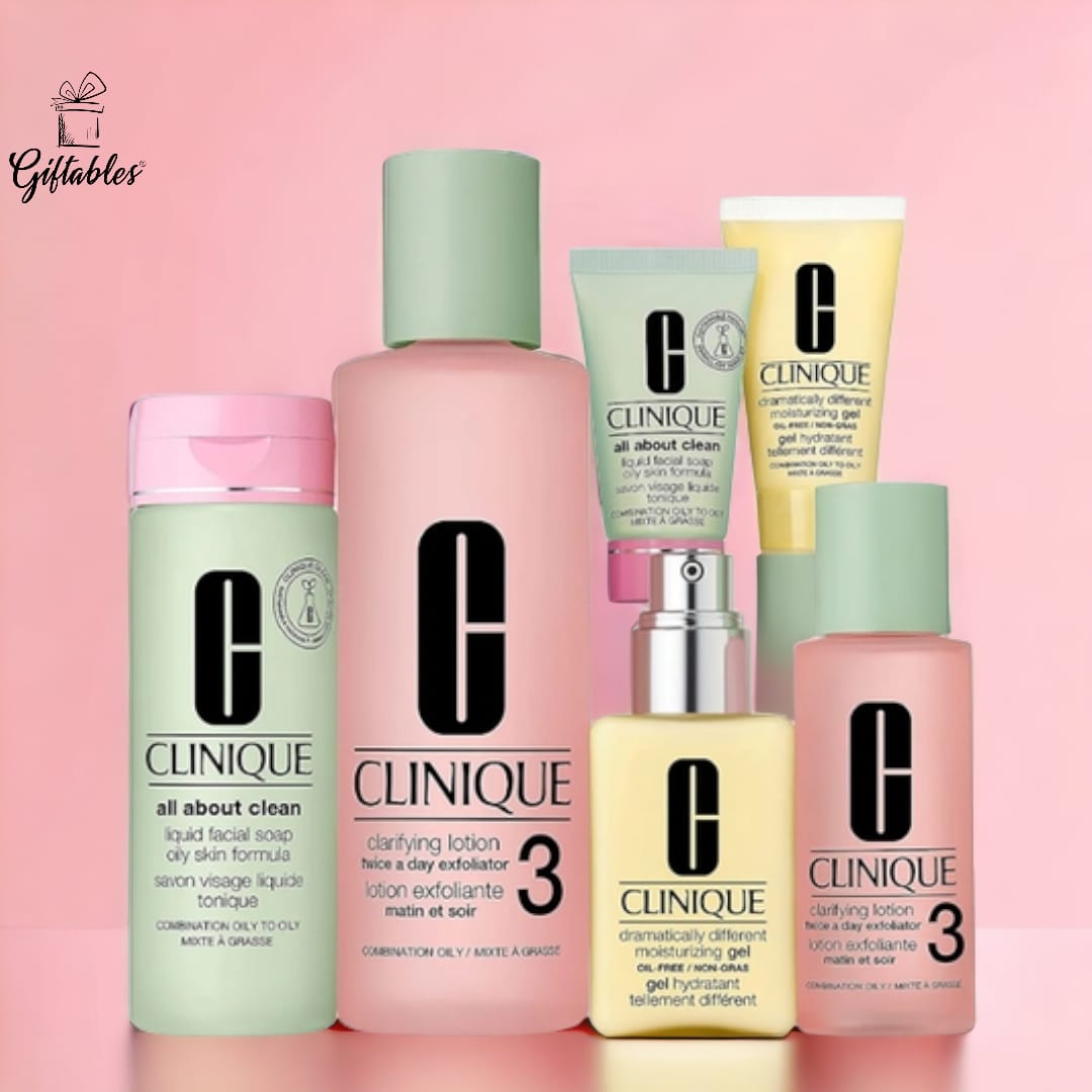 CLINIQUE GREAT SKIN EVERYWHERE 6-PIECE SKIN-CARE KIT FOR OILY SKIN