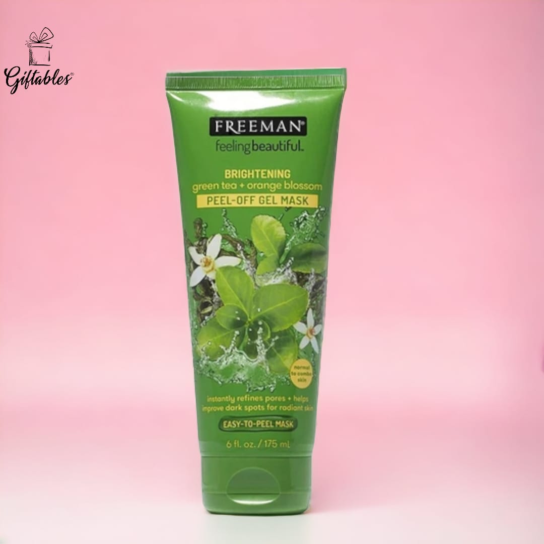 freeman brightening green tea + orange peel off gel mask