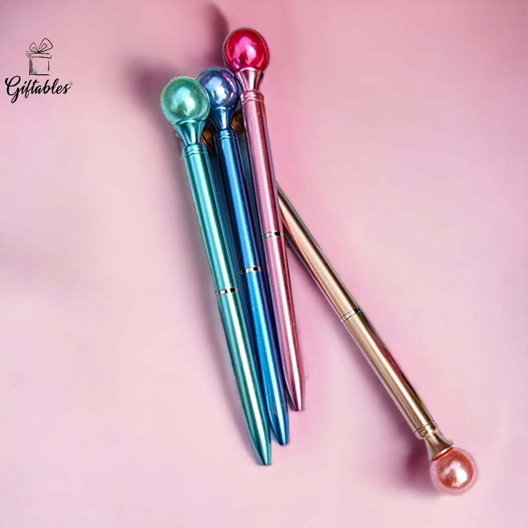 Pearl Top Twist Ball Pen