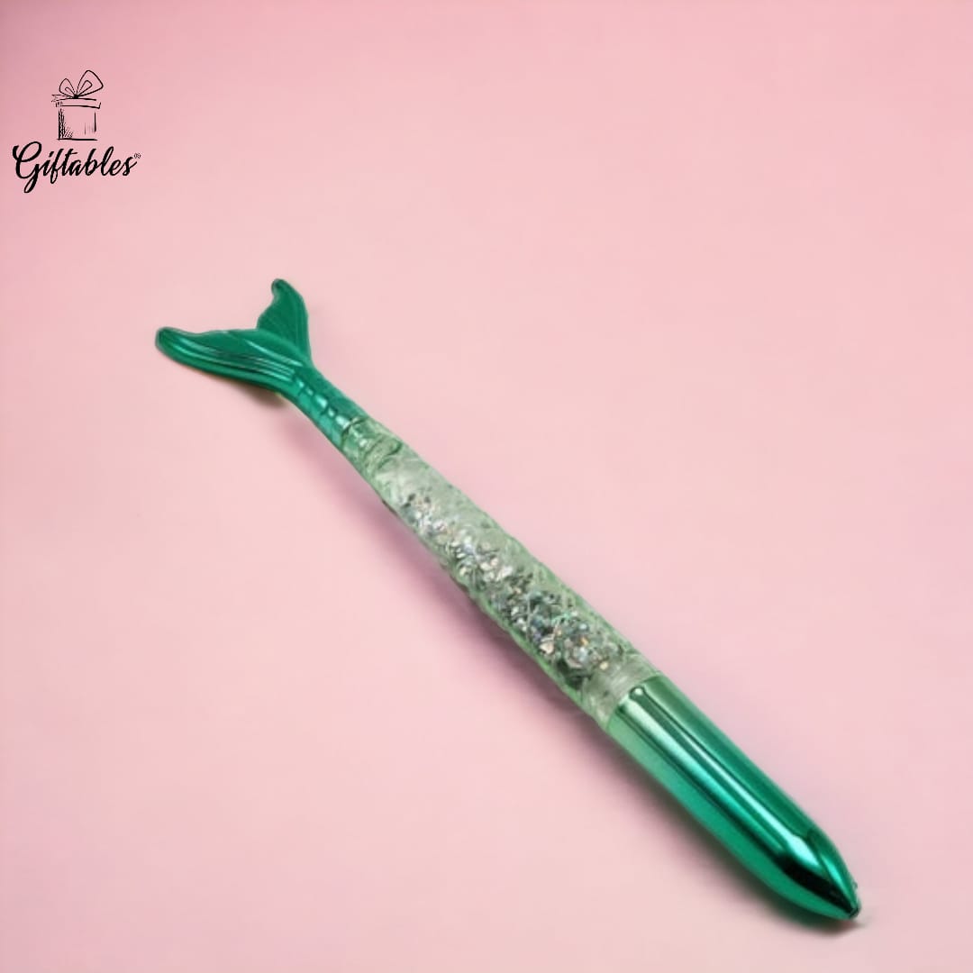 Mermaid Pen- With Water And Glitter