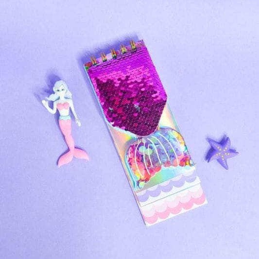 Magic Sequin Mermaid Notebook