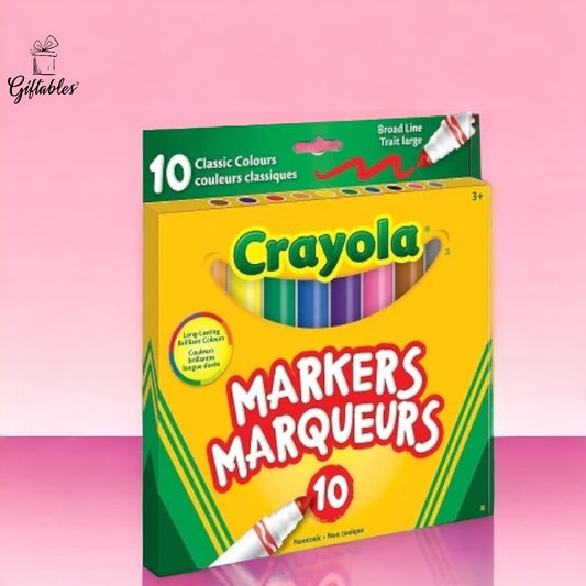 Crayola Markers Broad Line 10 Original Colours