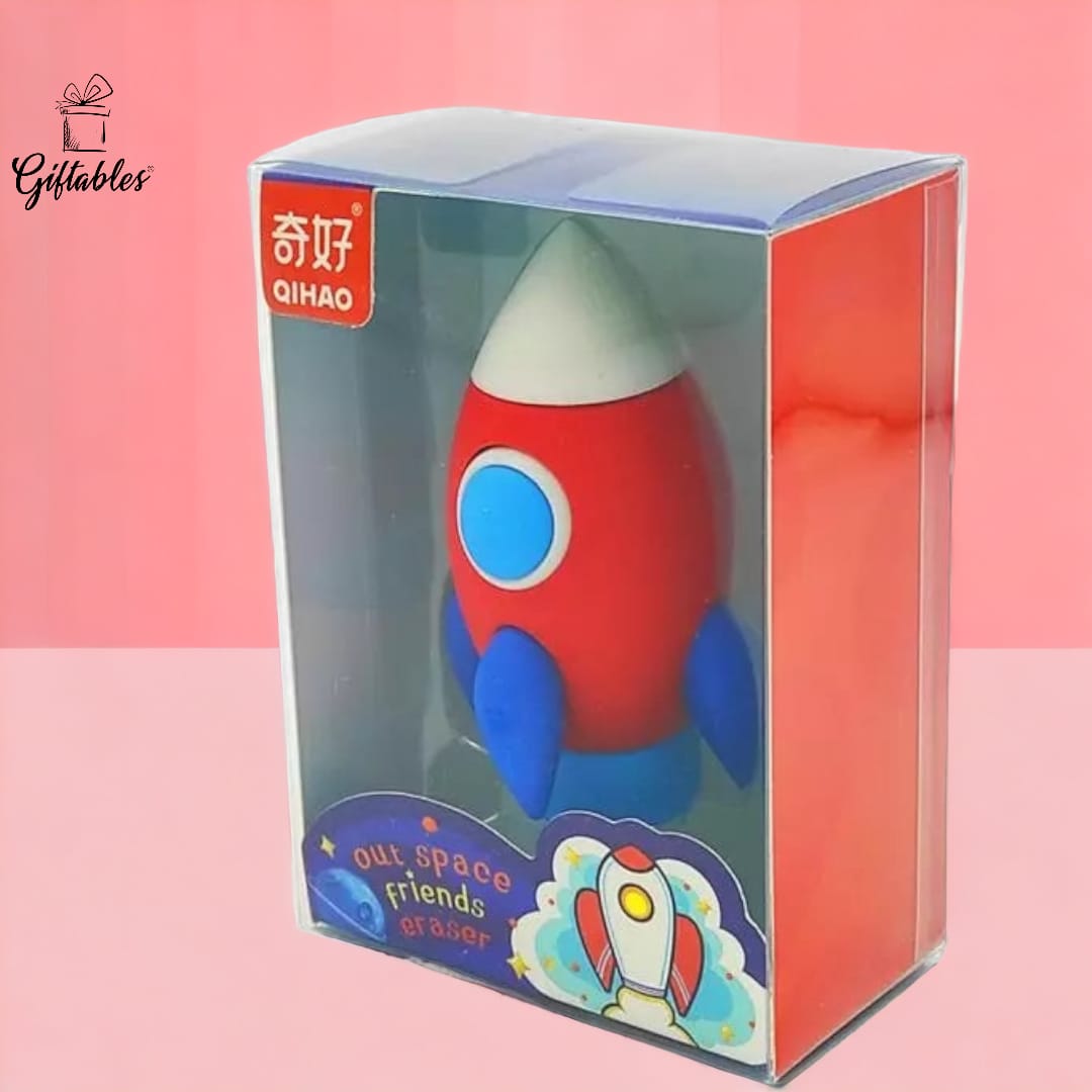 Space Theme Rocket Shape Jumbo Erasers for Kids