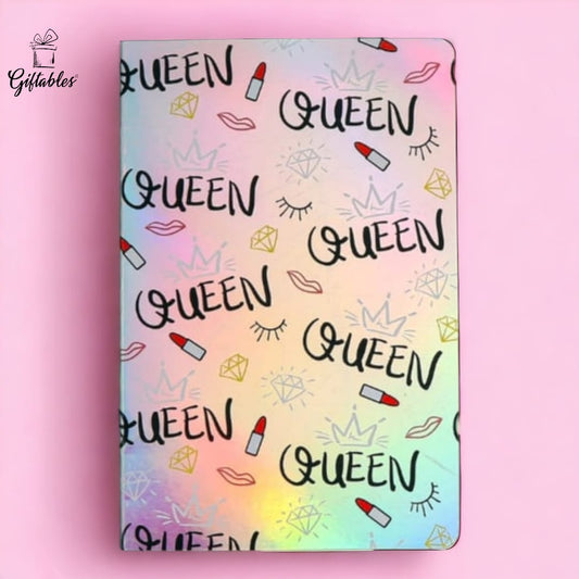 Holographic Shiny Cover Beauty Queen Notebook