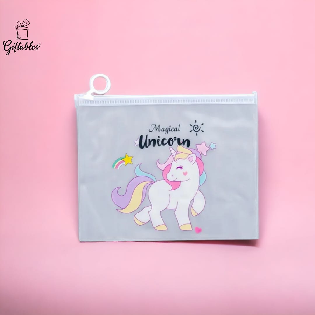 pvc unicorn pouch