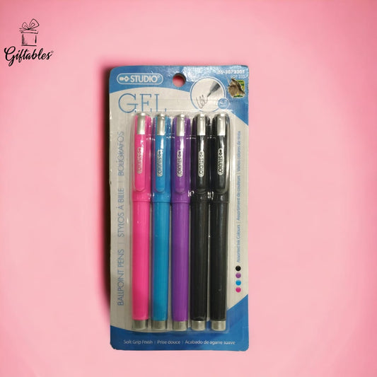 Studio Gel pens pack of 5