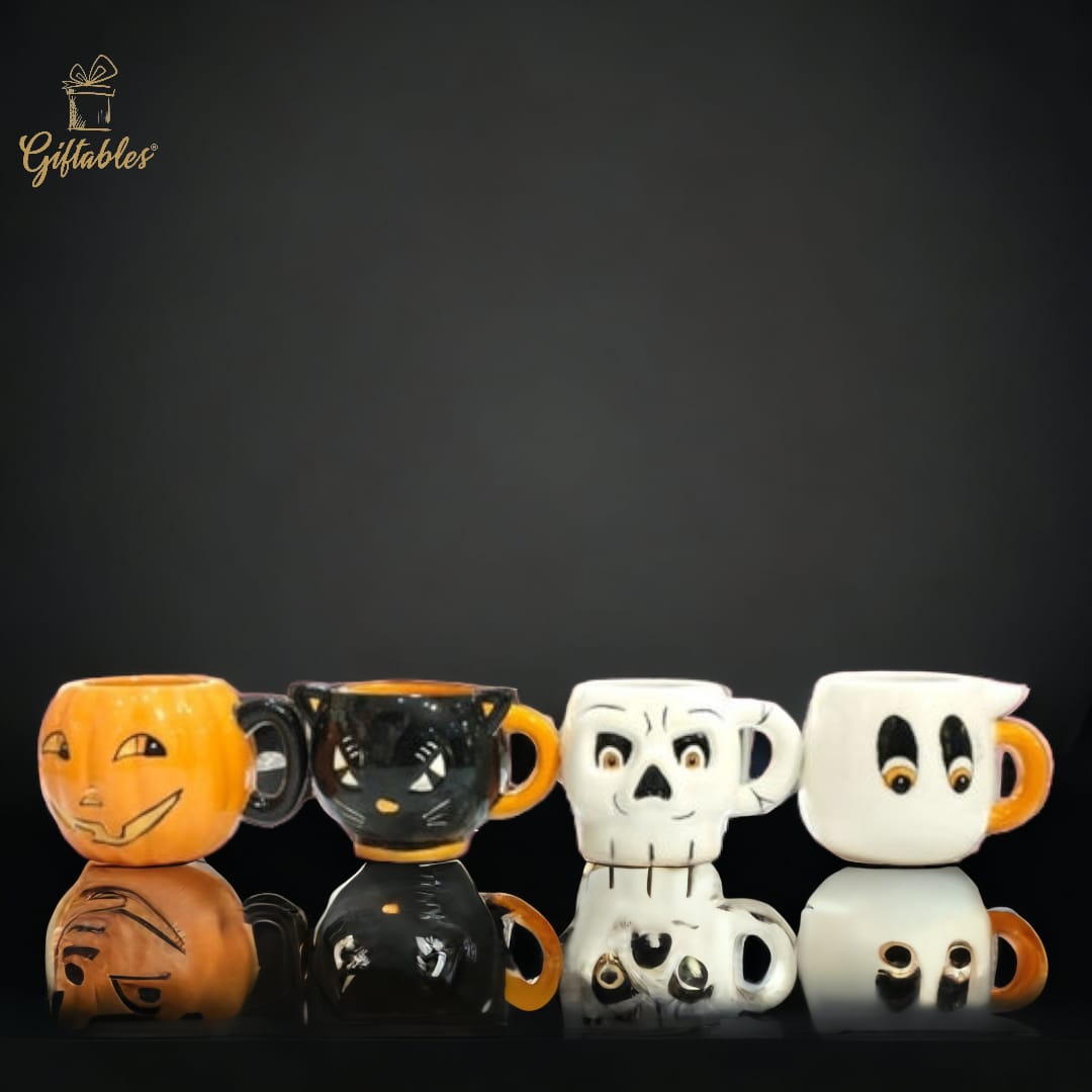 Halloween small cups set of 4 pcs