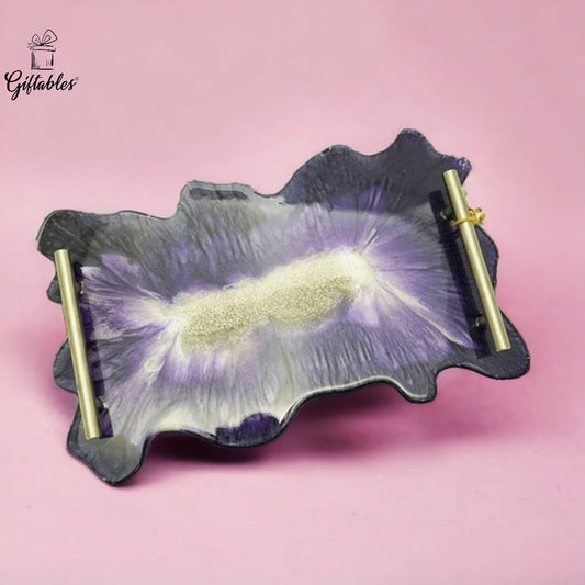 rectangular tray with handles galaxy