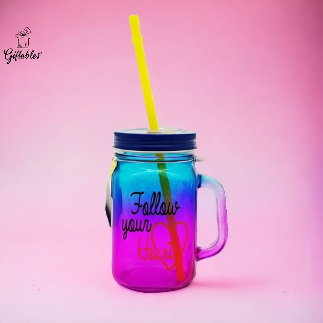 mason jar with straw b/p