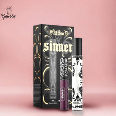 Kat Von D Sinner Vegan Liquid Lipstick (Midnight Plum) + Travel Perfume Duo NEW